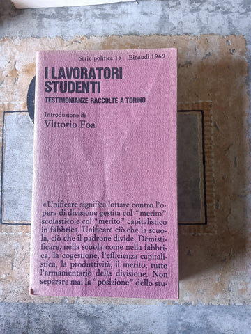 I lavoratori studenti | Aa.Vv - Einaudi