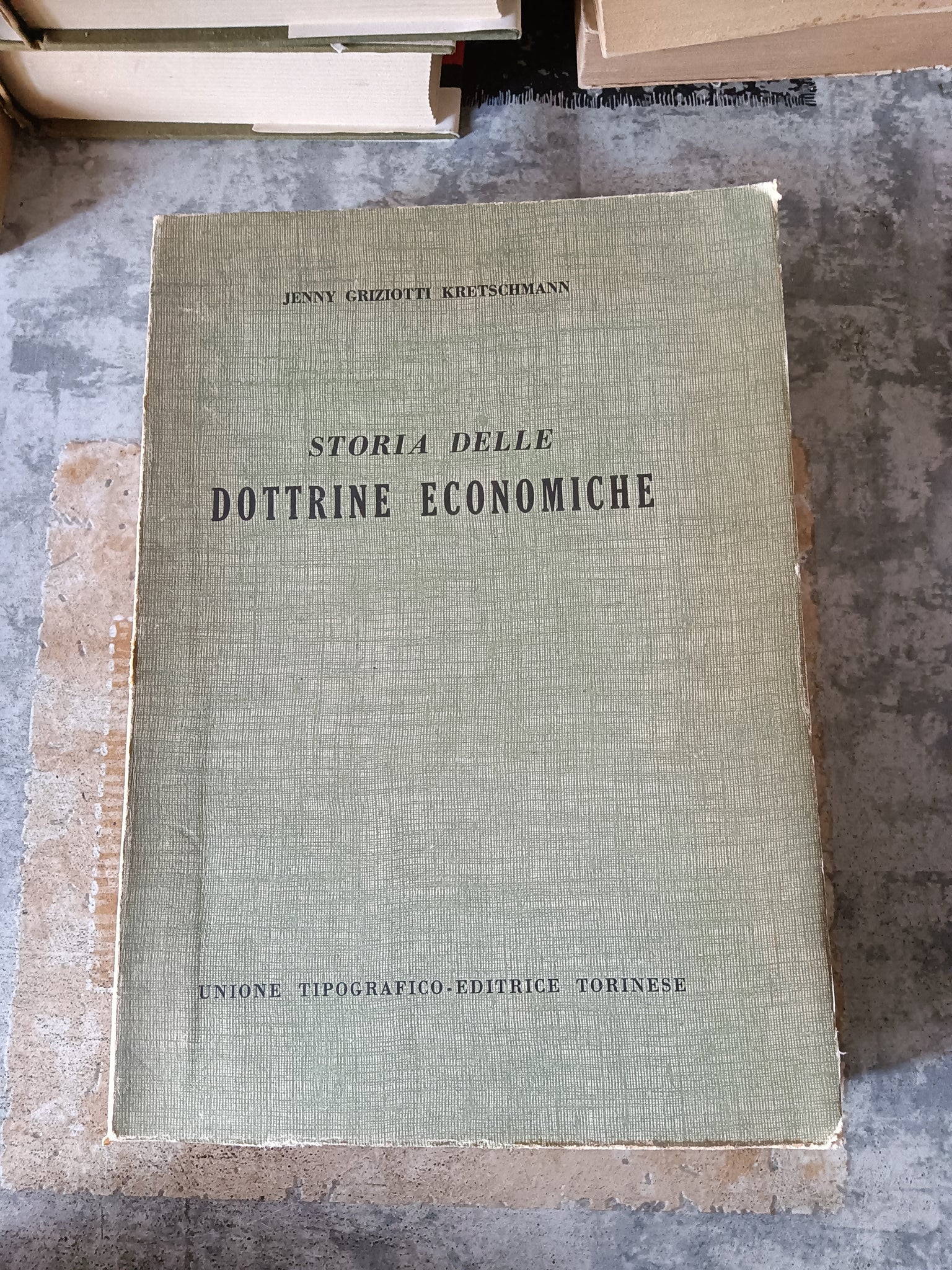 Storia delle dottrine economiche | Jenny Griziotti Kretschmann