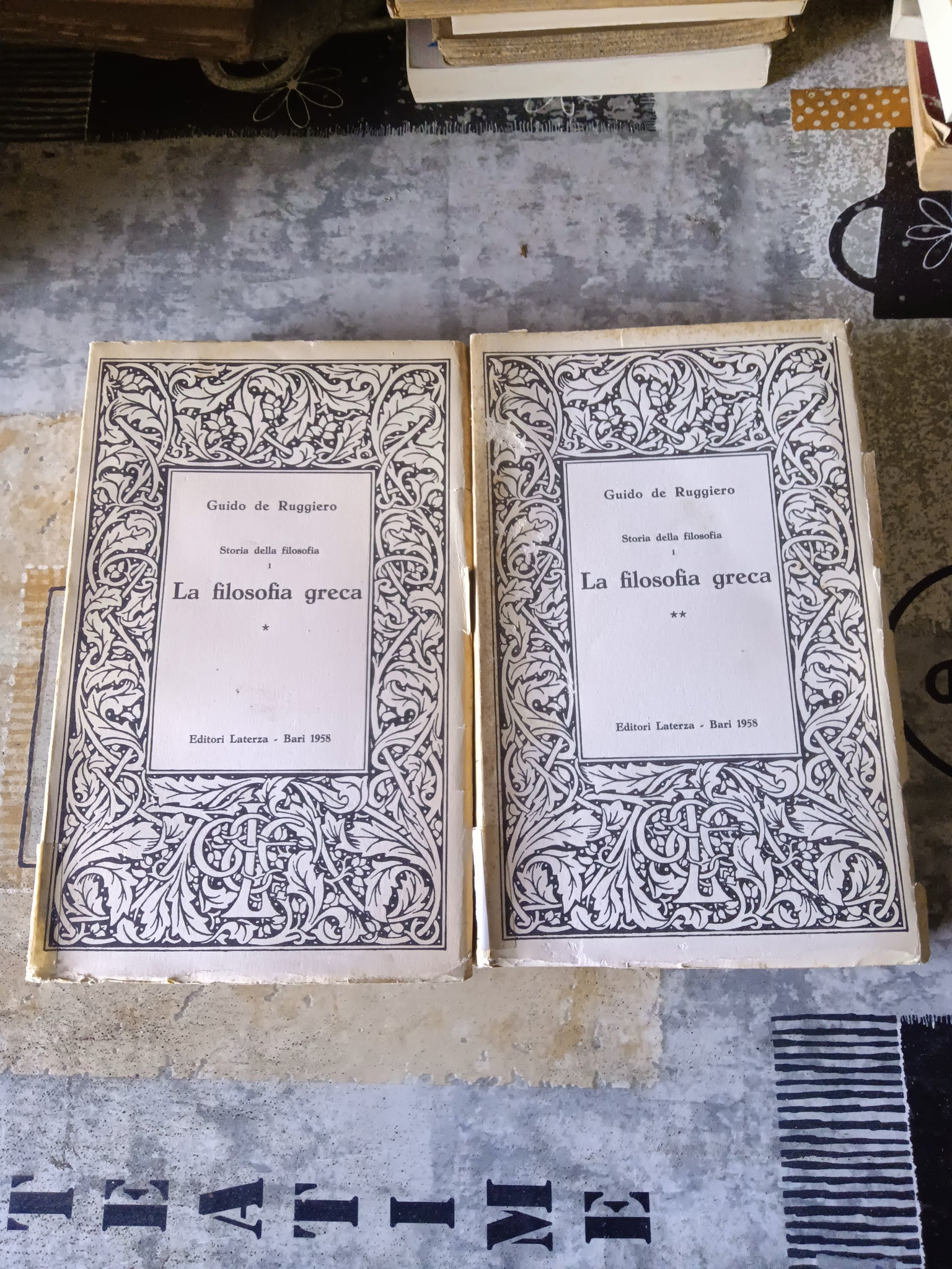 La filosofia greca. Volume I e II - Dalle origini a Platone - Da Aristotele al neo-platonismo | Guido De Ruggiero - Laterza