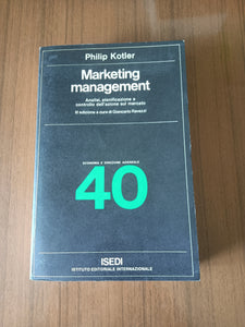 Marketing management. Analisi, pianificazione, attuazione e controllo | Philip Kotler