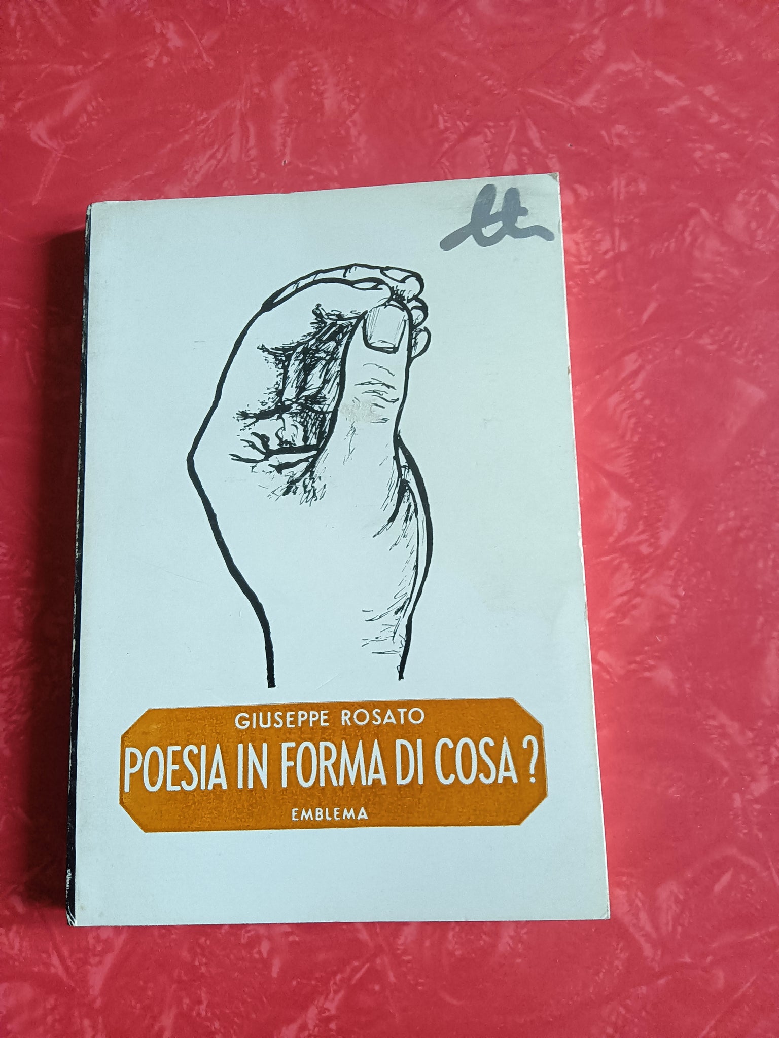 Poesia in forma di cosa? | Giuseppe Rosato