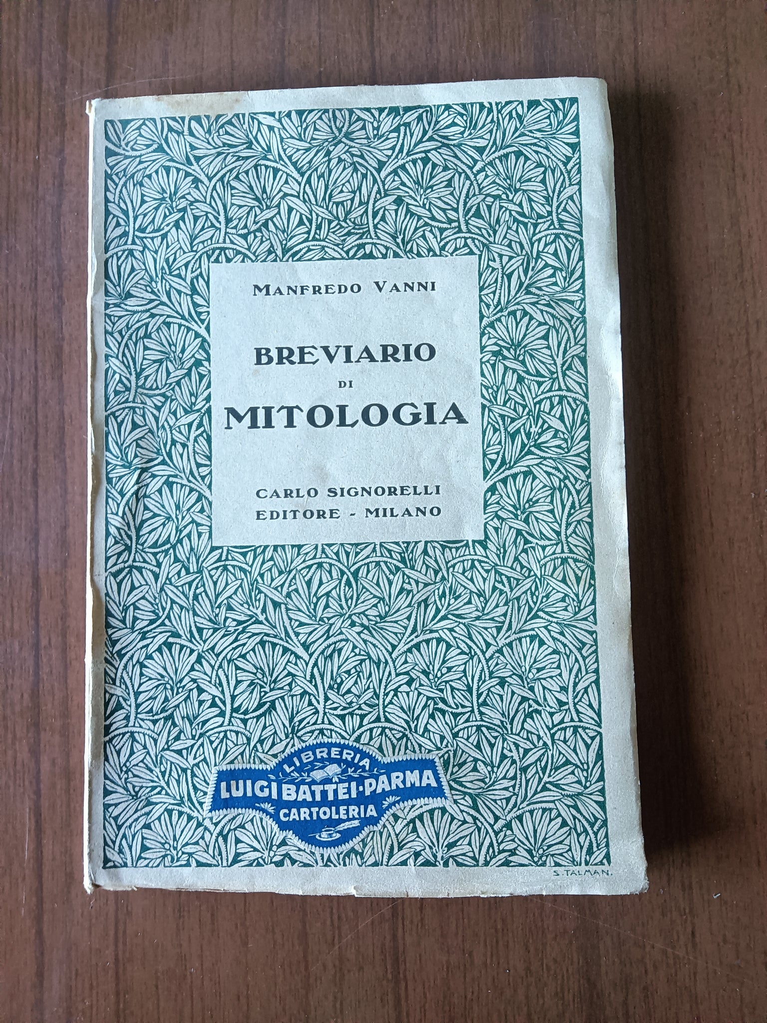 Breviario di mitologia | Manfredo Vanni