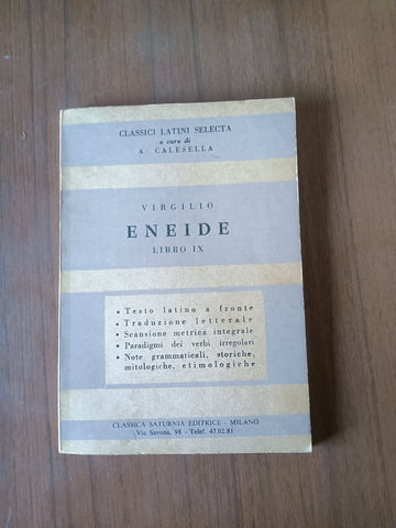 Eneide Libro IX | Virgilio