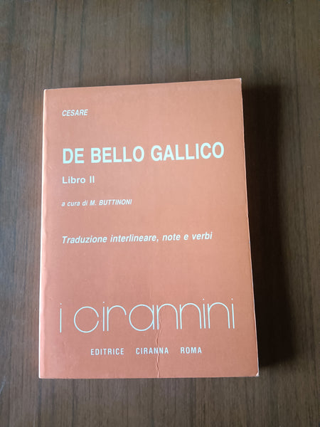 De bello gallico. Libro II | Cesare