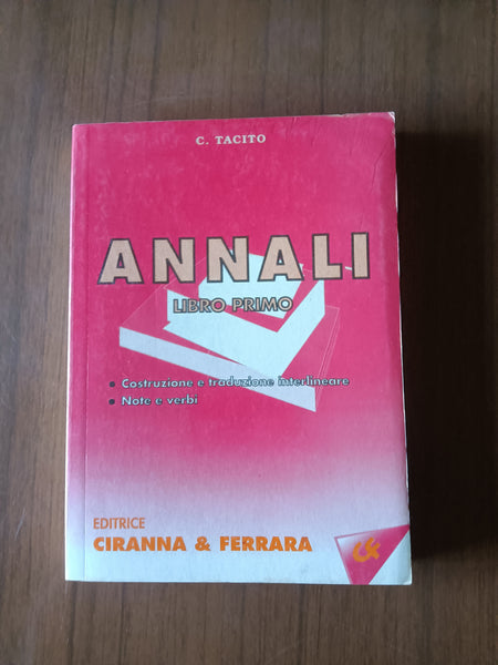 Annali - Libro primo | Tacito