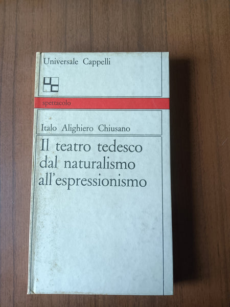 Il teatro tedesco dal Naturalismo all’Espressionismo | Italo Alighiero Chiusano