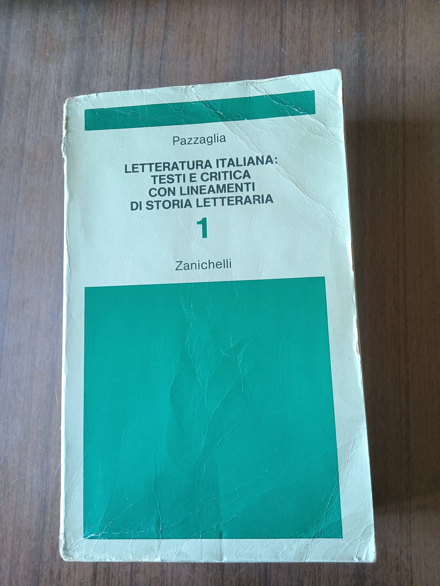 Letteratura italiana: testi e critica con lineamenti di storia letteraria | Pazzaglia