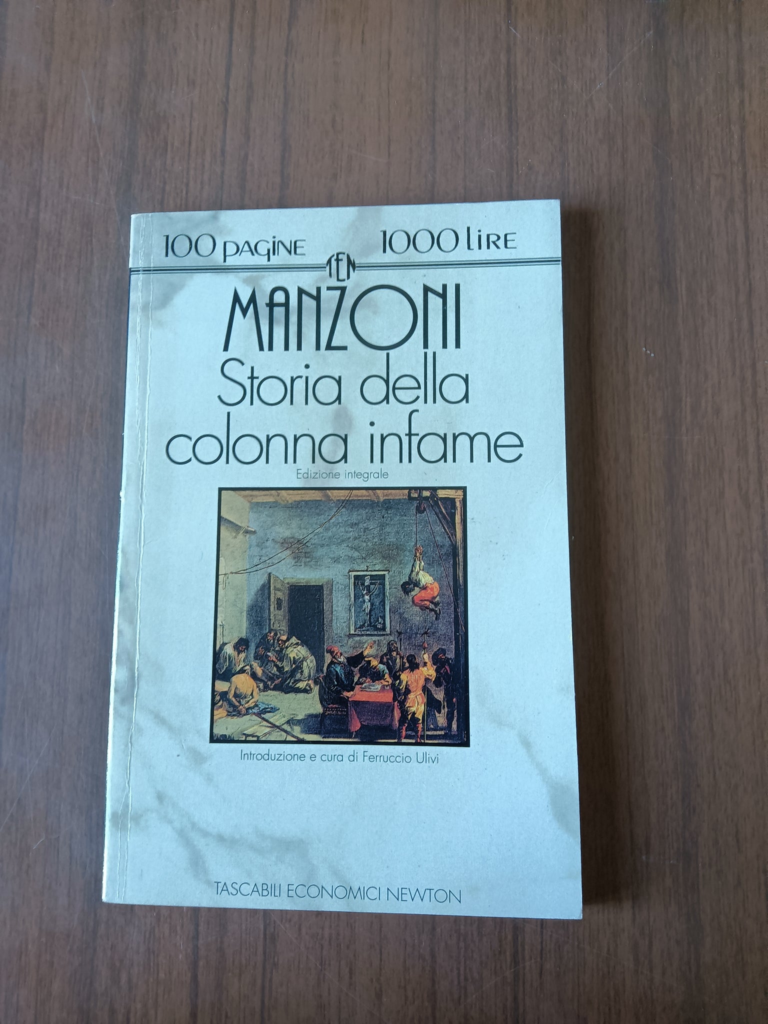 Storia della colonna infame | Alessando Manzoni