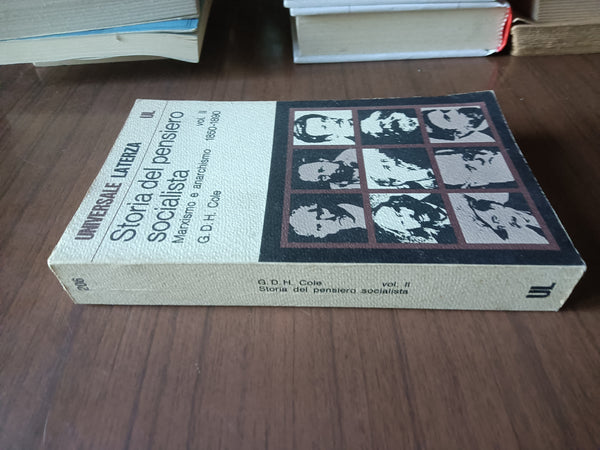 Storia del pensiero socialista 1850-1890. Marxismo e anarchismo Vol. II | G. D. H. Cole - Laterza