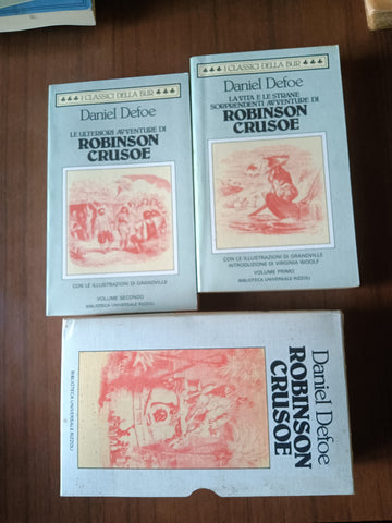 Robinson Crusoe 2 Voll. in cofanetto | Daniel Defoe - Rizzoli