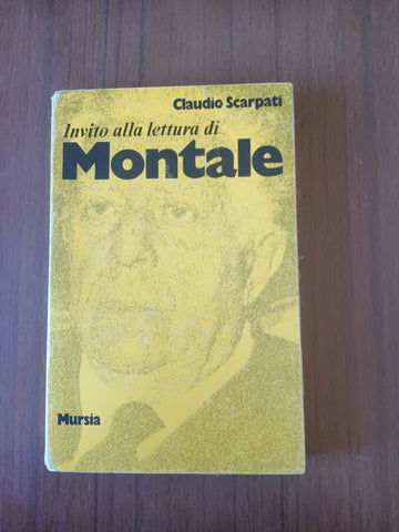 Invito alla lettura di Montale | Claudio Scarpati