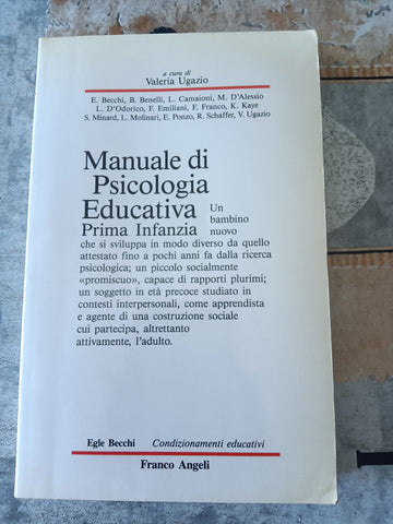 Manuale di psicologia educativa  | Valeria Ugazio, a cura di