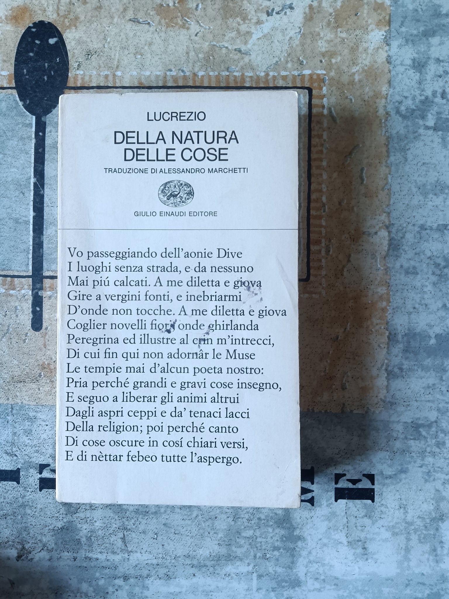 Della natura delle cose | Lucrezio - Einaudi