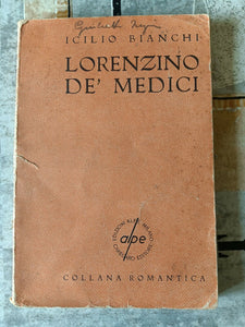 LORENZINO DE’ MEDICI | BIANCHI ICILIO